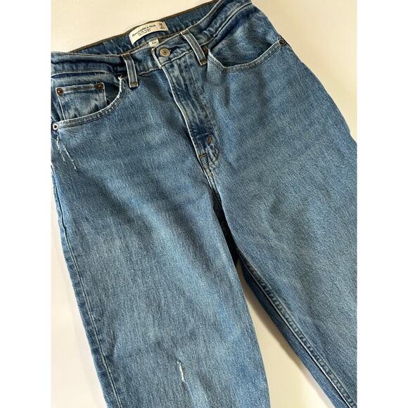 Abercrombie The 90s Straight Ultra High Rise Curve Love Size 26/2S - Picture 2 of 5